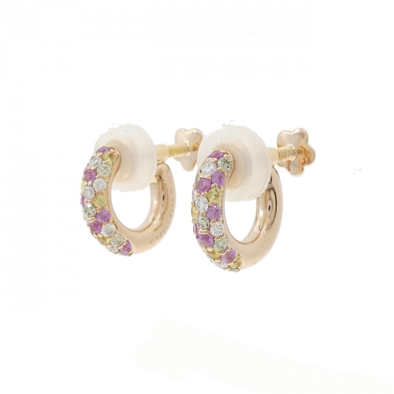 ポンテヴェキオ サファイヤ イヤリング 0.38CT