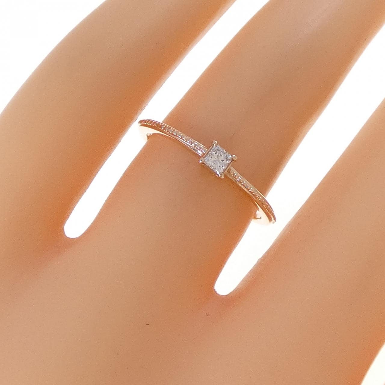 K10PG ダイヤモンド リング 0.07CT