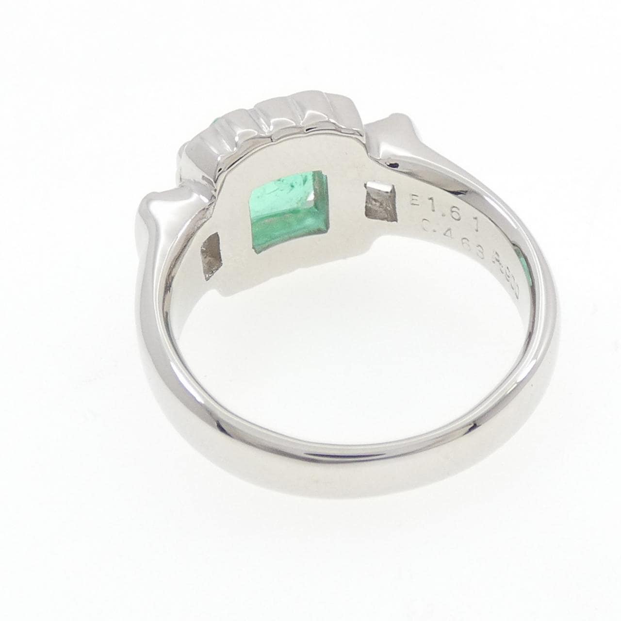 PT900 エメラルド リング 1.61CT