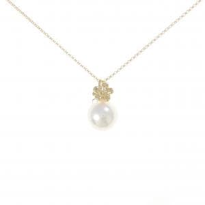 タサキ フラワー×バタフライ アコヤパール ネックレス 8.8mm
