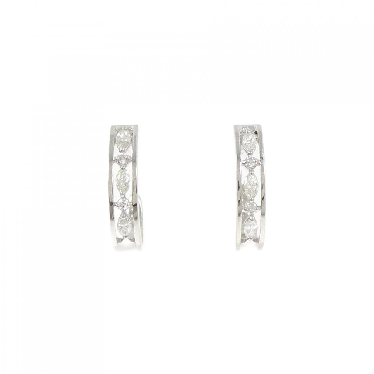 【新品】PT900 ダイヤモンド ピアス 0.24CT