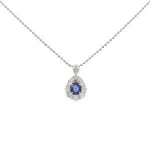 PT900/PT850 サファイヤ ネックレス 0.45CT