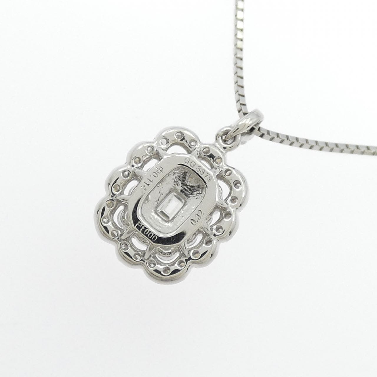 PT900/PT850 ダイヤモンド ネックレス 0.114CT