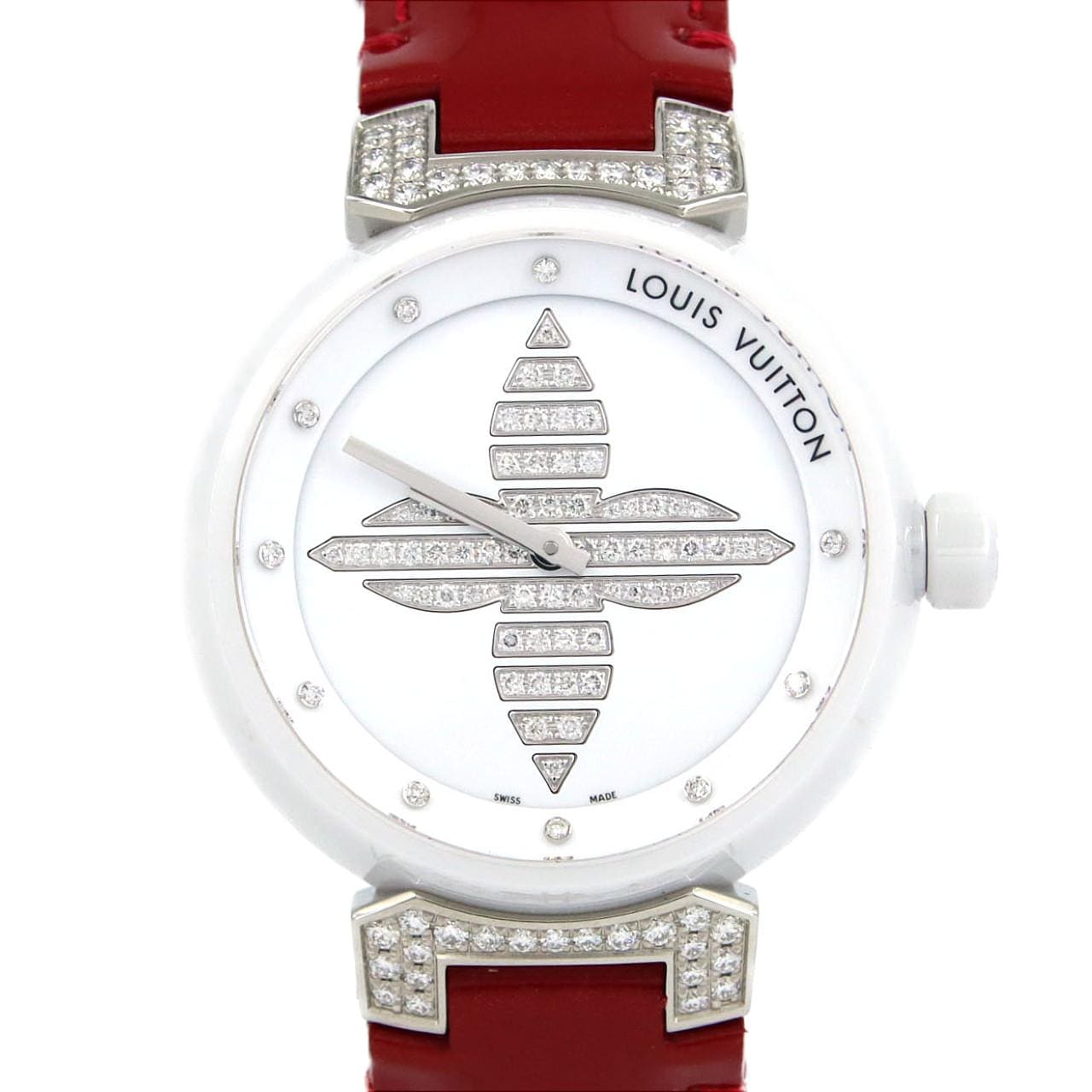 ルイヴィトン タンブールフォーエバー･10P･ラグD Q13M4 セラミック クォーツ