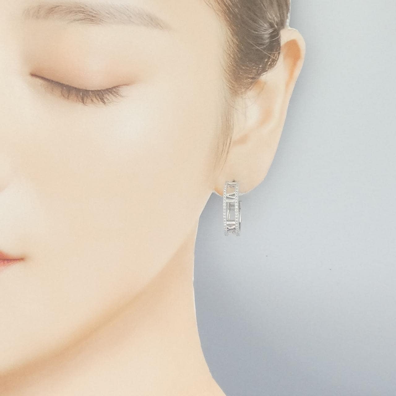 ティファニー アトラス フープ ピアス