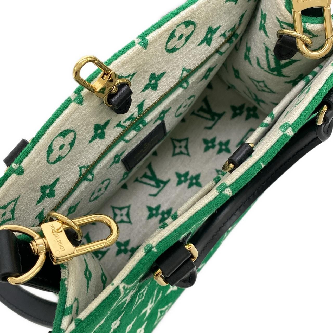 ルイヴィトン モノグラム ジャカード ベルベット(LVマッチ) オンザゴー PM M46216 バッグ