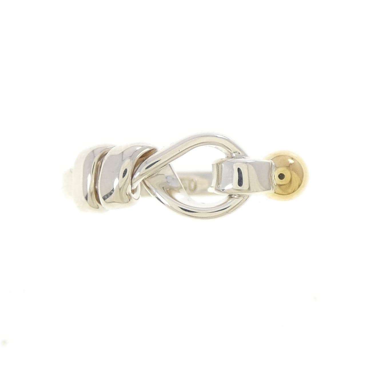 【ヴィンテージ】ティファニー フラットワイヤーラブノット リング