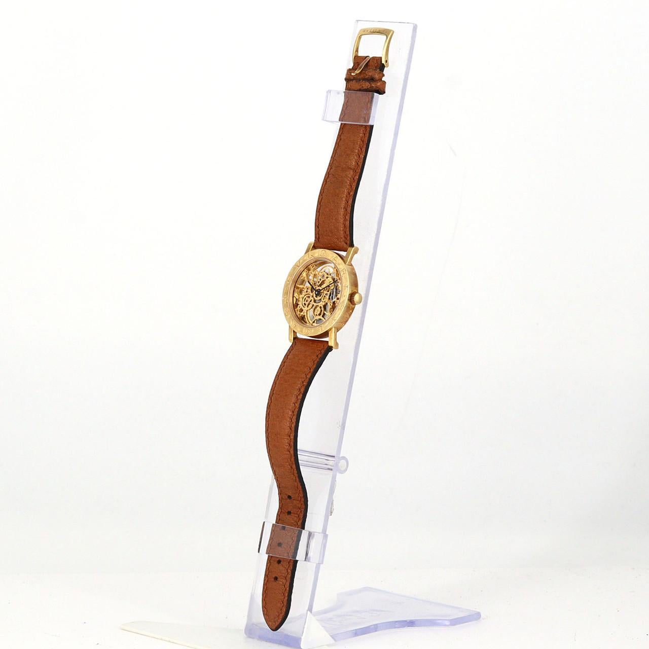 【ノーメンテナンス還元価格】ブルガリ ブルガリブルガリスケルトン YG BB33GLSK YG 自動巻