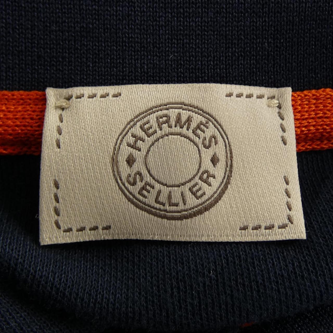 エルメス HERMES クルードセル SELLIER H800271E ドゥブル･ジュー ポロシャツ