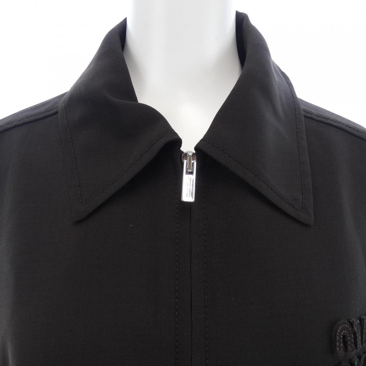 ミュウミュウ MIU MIU モヘアブルゾンジャケット ML1041 SOOO 12I1 ジャケット