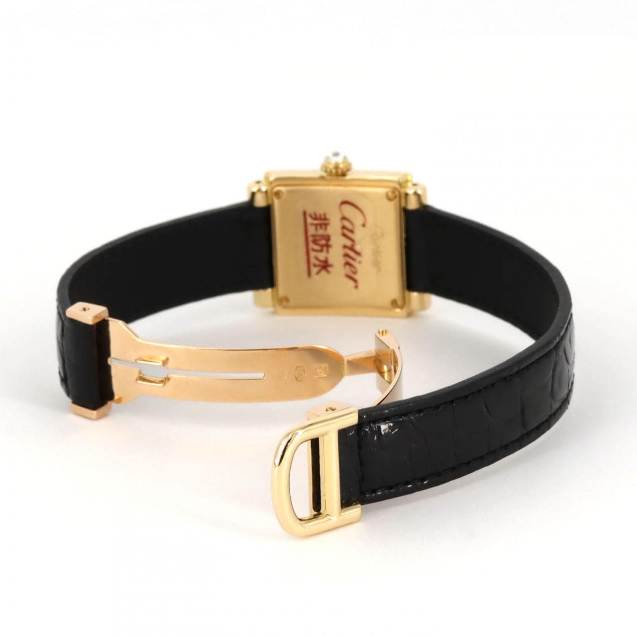 Cartier Trocadero SM YG/D WA900132 黄金石英