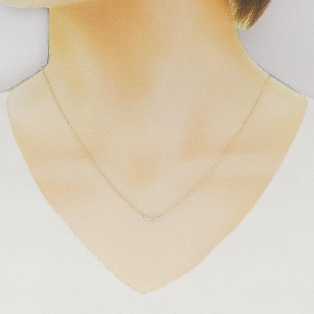 スタージュエリー ダイヤモンド ネックレス 0.03CT