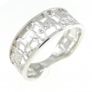 【新品】PT ホース ダイヤモンド リング 0.01CT