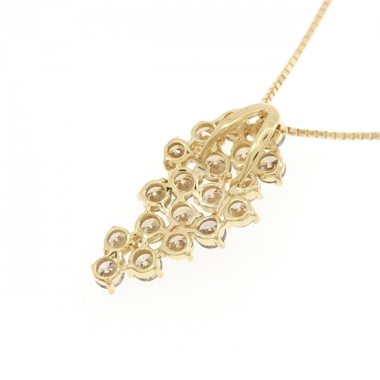 K18YG ダイヤモンド ネックレス 1.10CT