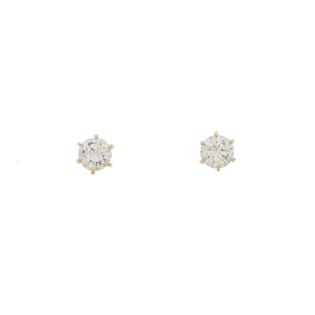 【リメイク】K18YG/ST ダイヤモンド ピアス 0.301CT 0.306CT G VS1 VG