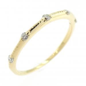 K18YG ダイヤモンド リング 0.08CT