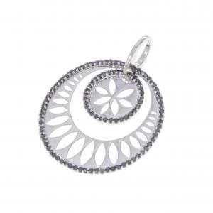 K18WG ダイヤモンド ペンダント 0.48CT