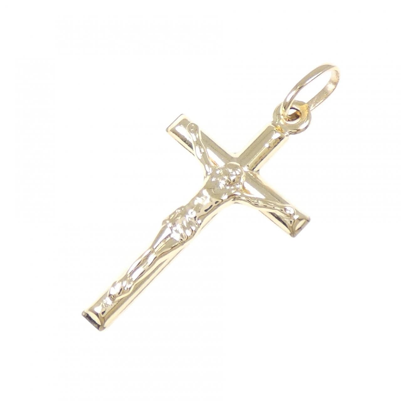 K18YG クロス ペンダント