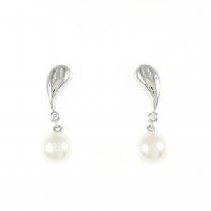 K14WG アコヤパール ピアス 7mm