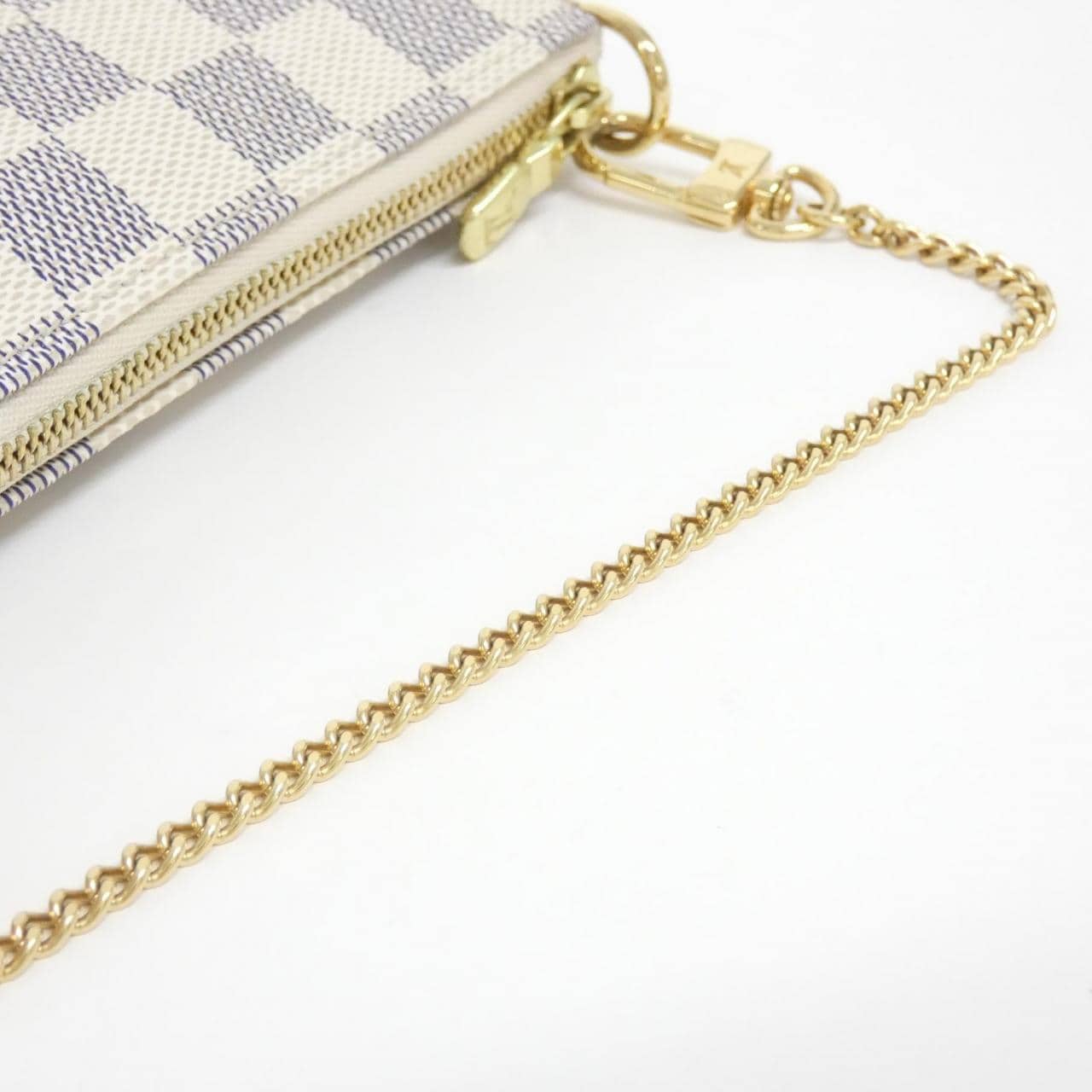 LOUIS VUITTON Damier Azur Mini Pochette Accessoire N58010 Accessory Pouch