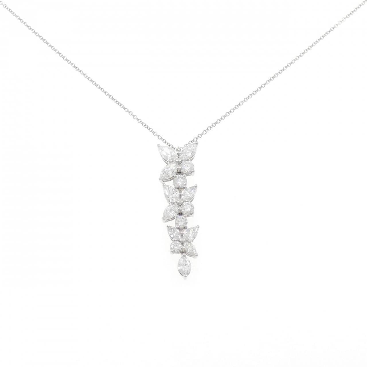 ティファニー ビクトリア ミックス クラスター ドロップ ネックレス