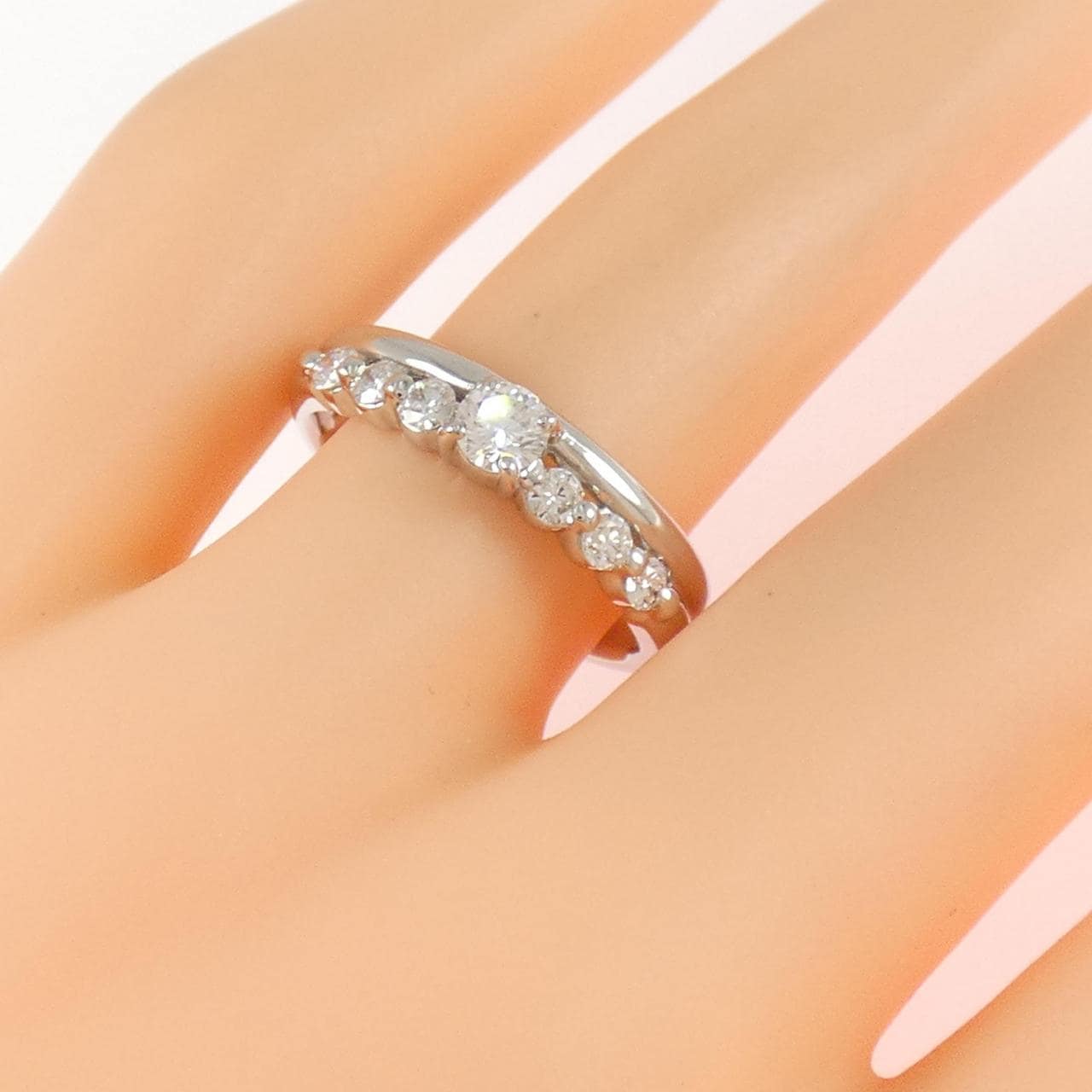 PT950 ダイヤモンド リング 0.197CT