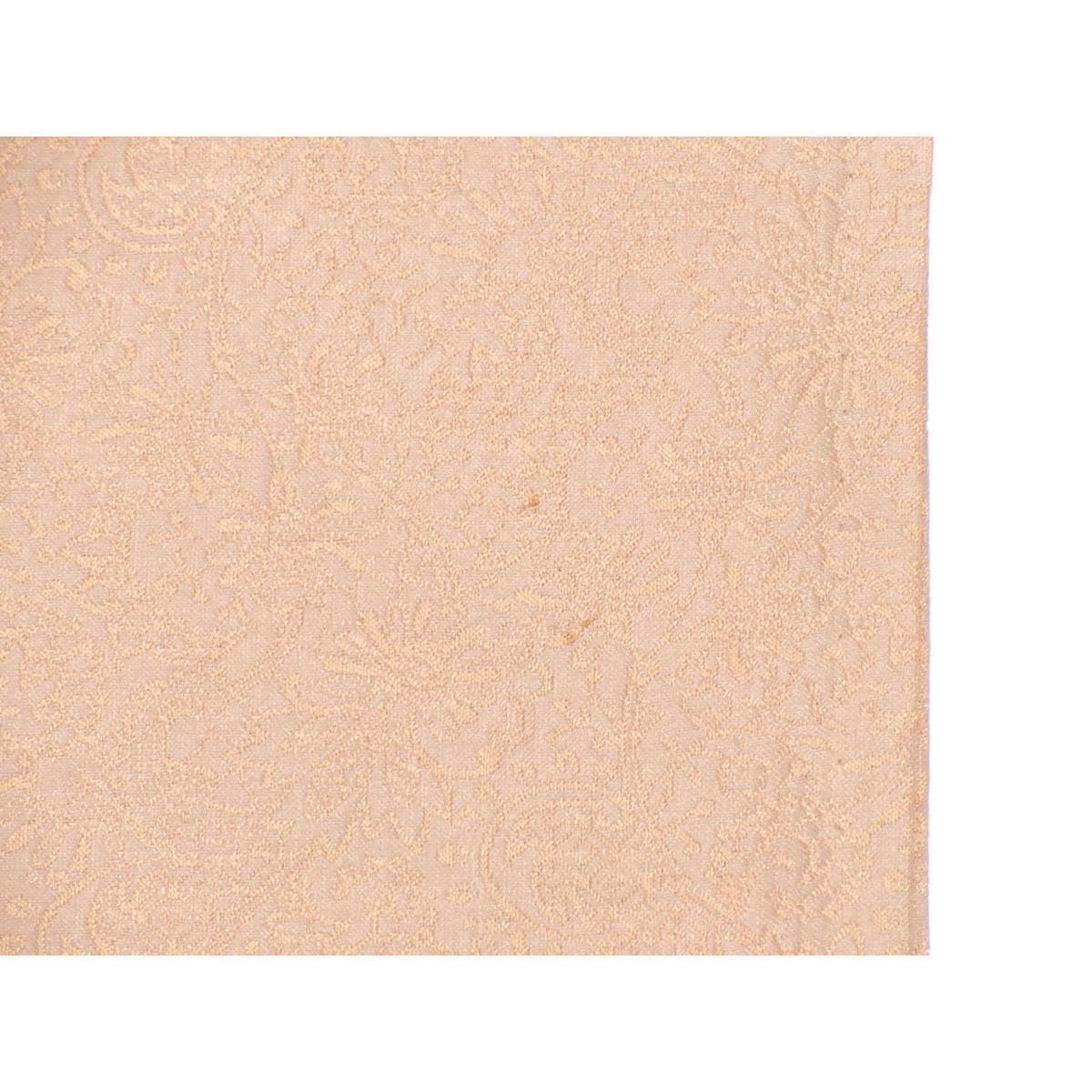 単衣　訪問着　お召織