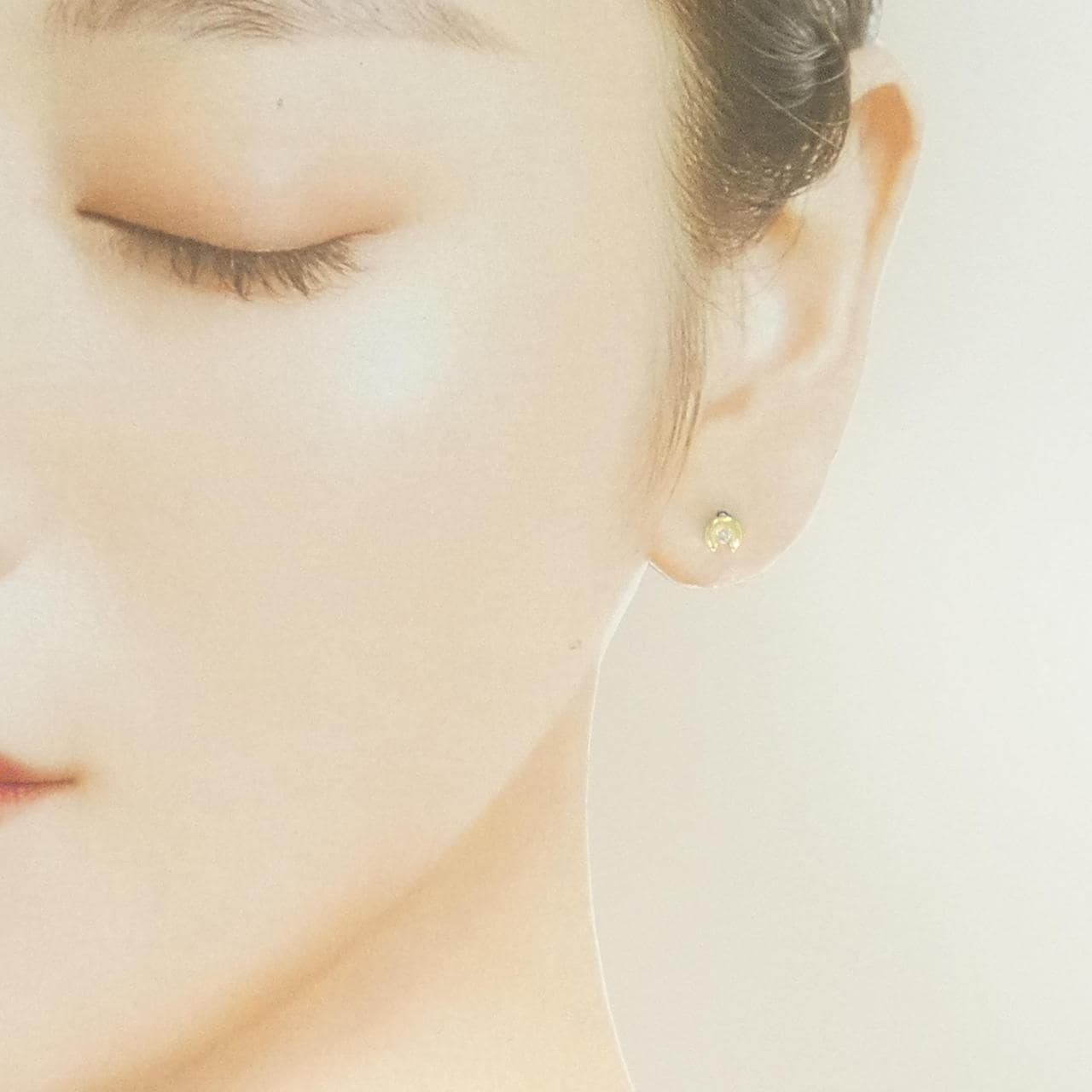 K18YG ダイヤモンド ピアス
