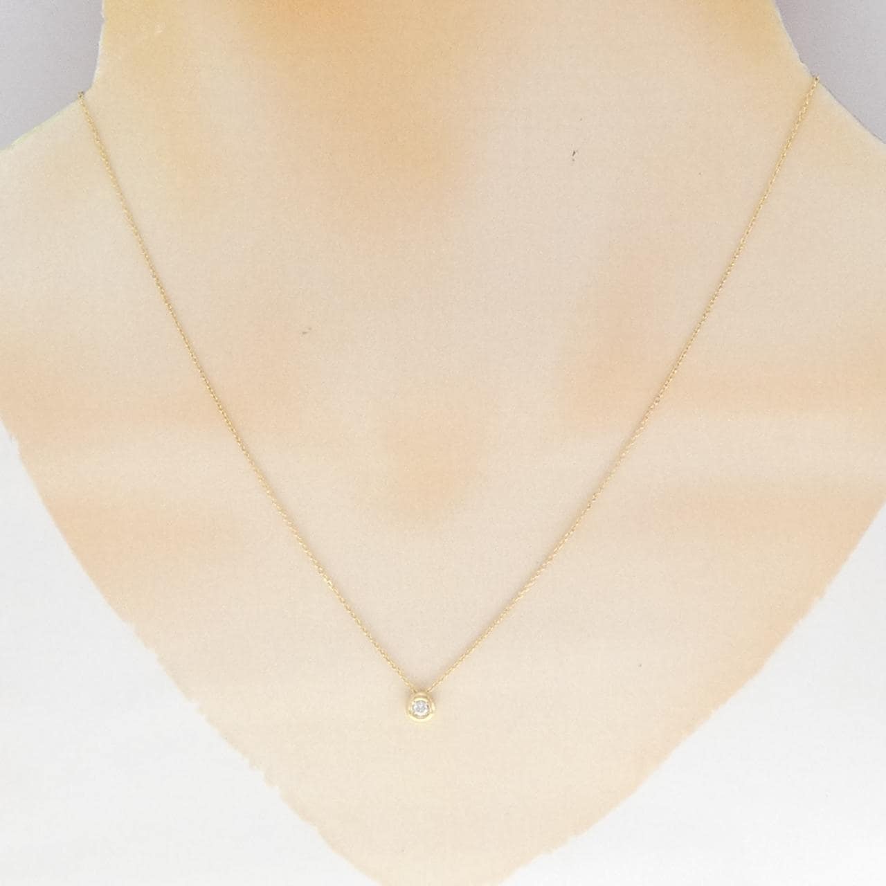 K18YG ダイヤモンド ネックレス 0.05CT