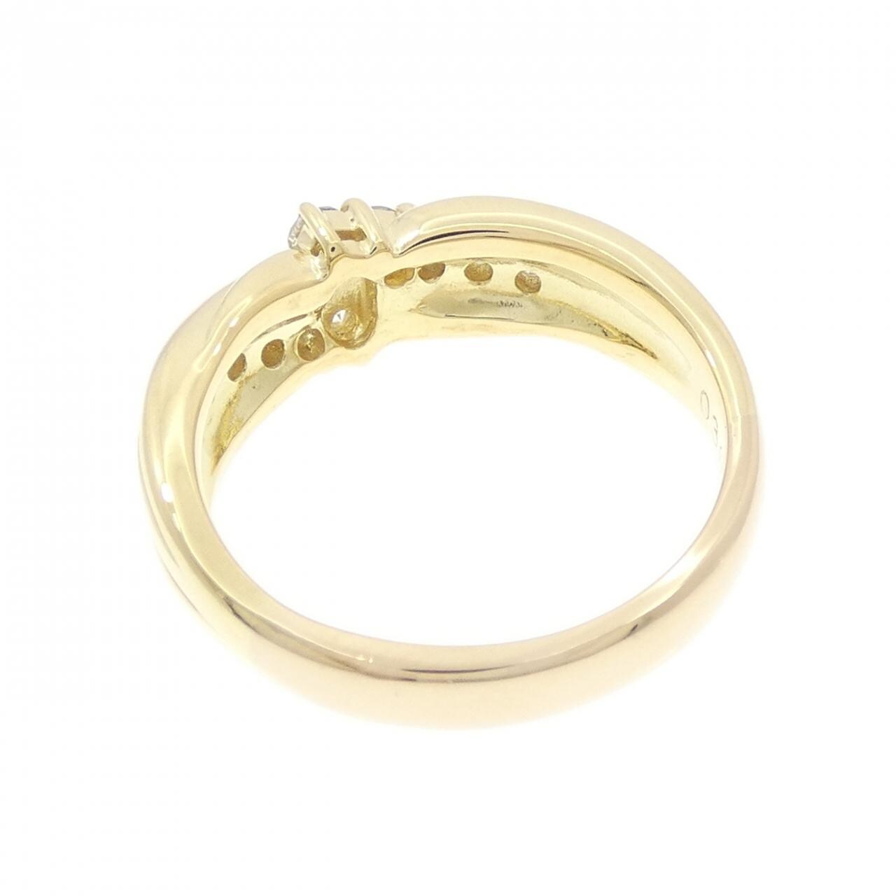 K18YG ダイヤモンド リング 0.30CT