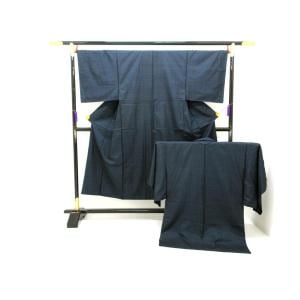 【未使用品】男物　１００山　きもの羽織２点セット【大島紬】
