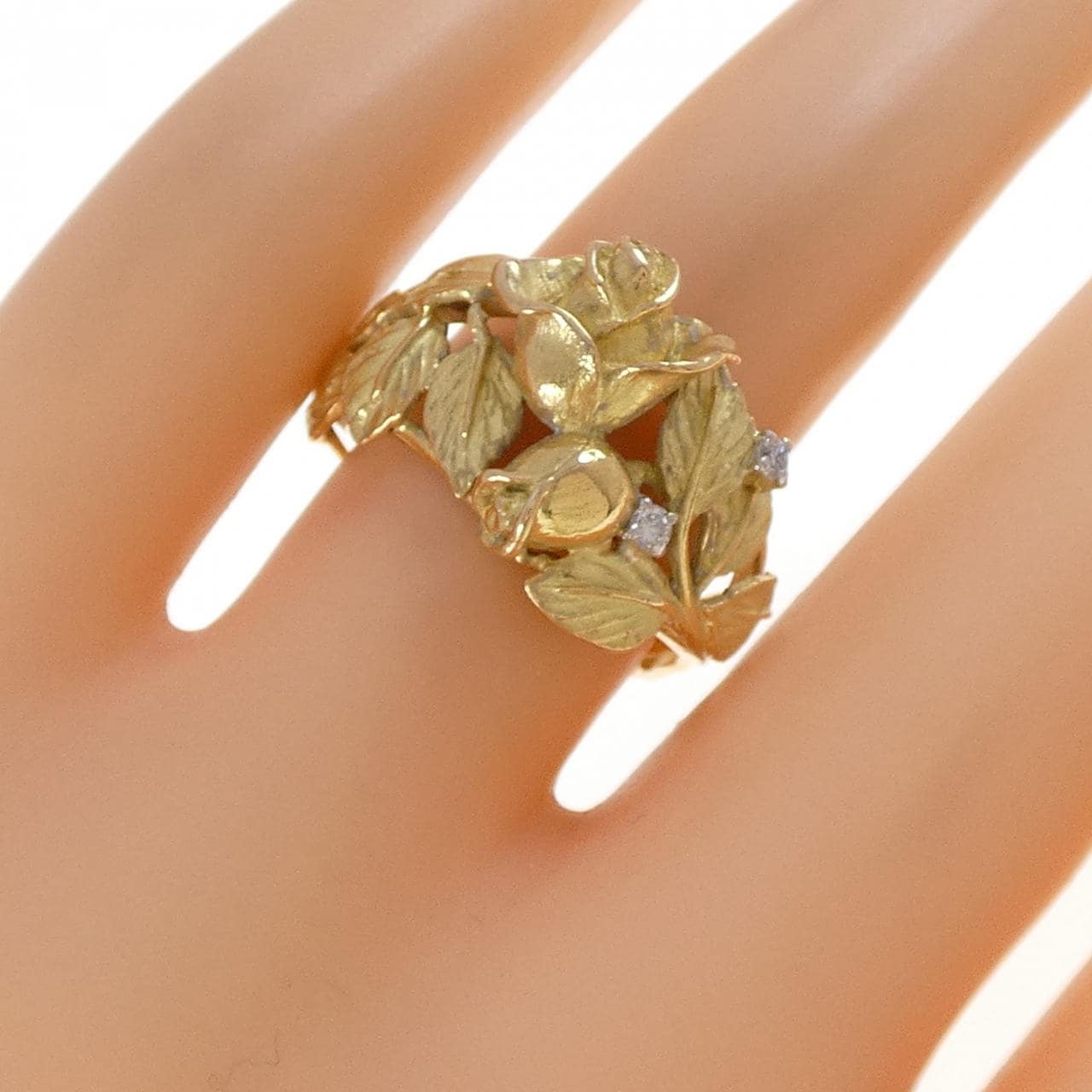 アズ タイム ローズ ダイヤモンド リング