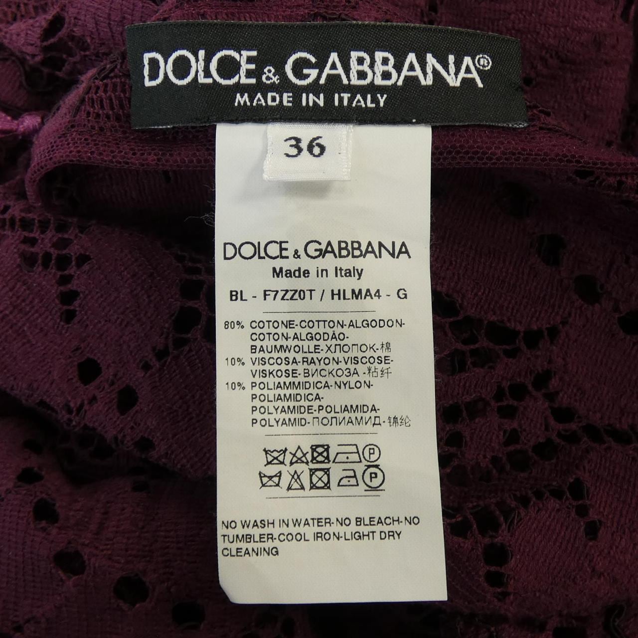 ドルチェアンドガッバーナ DOLCE&GABBANA F7ZZ0T/HLMA4 トップス