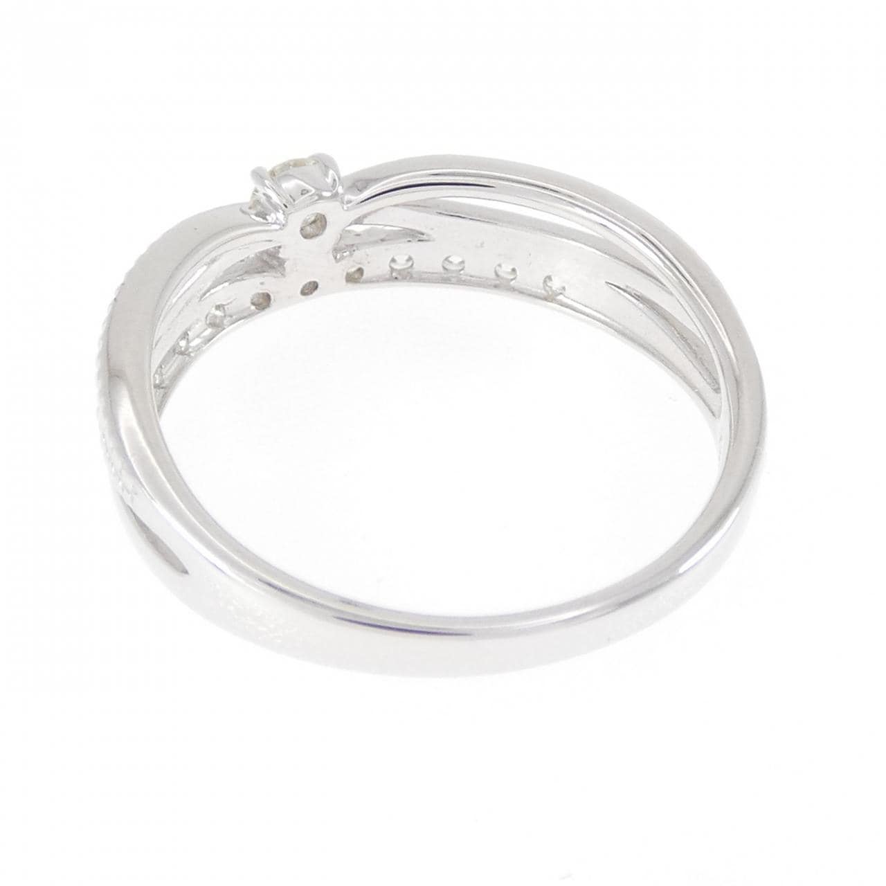 K18WG ダイヤモンド リング 0.28CT
