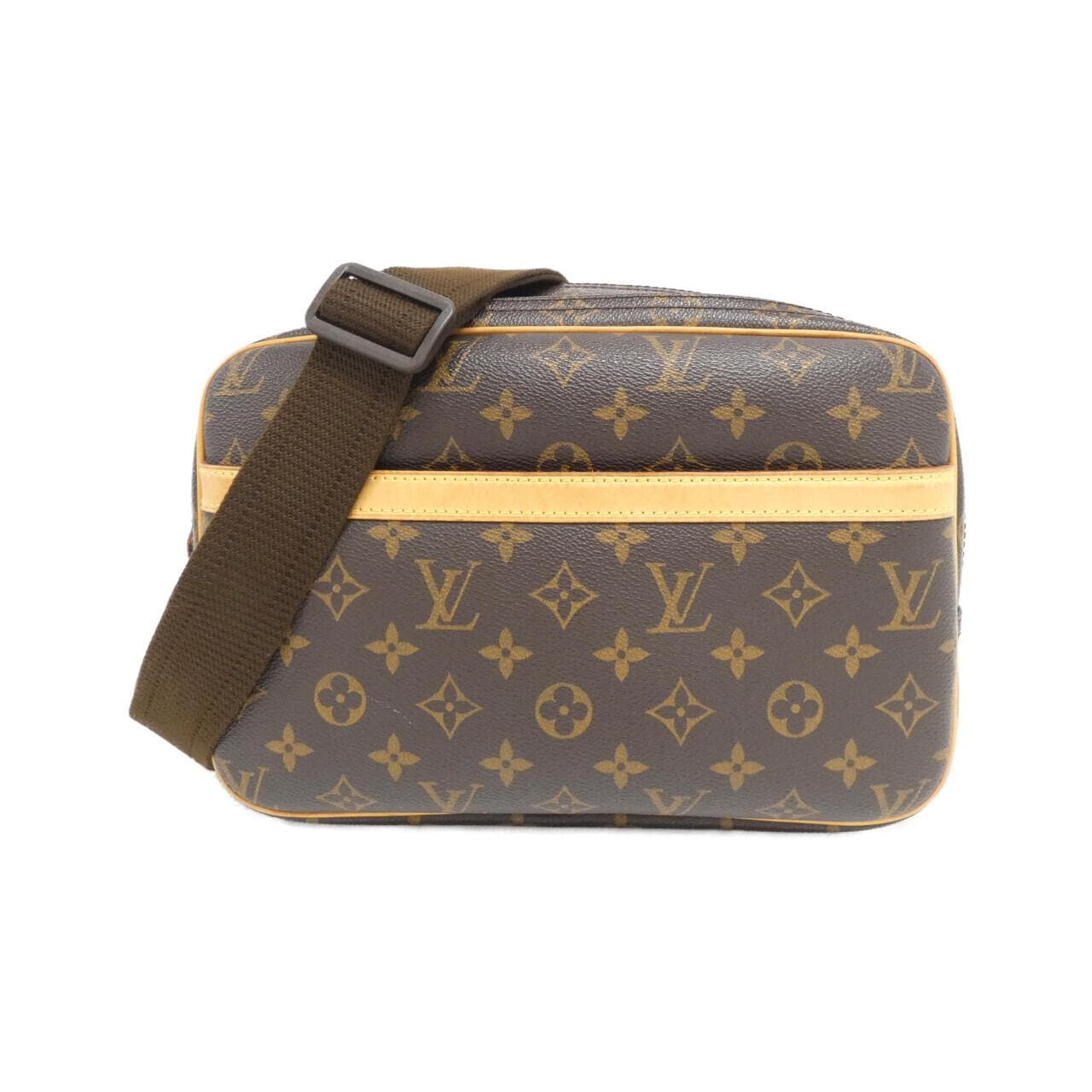 LOUIS VUITTON Monogram Reporter 28 公分 M45254 單肩包