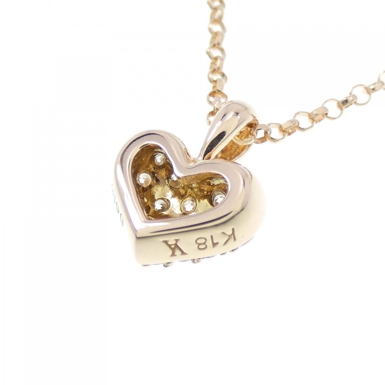 VENDOME heart Diamond necklace 0.16CT