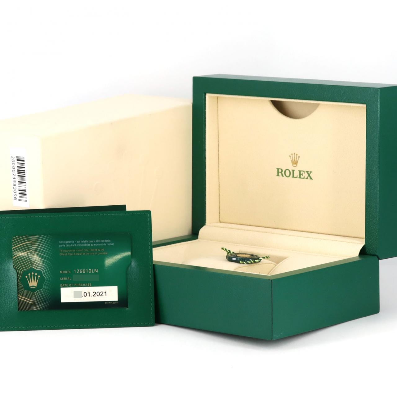 ロレックス サブマリーナーデイト 126610LN SS 自動巻 ランダム番