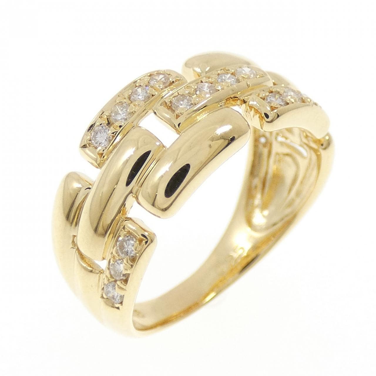 K18YG ダイヤモンド リング 0.25CT