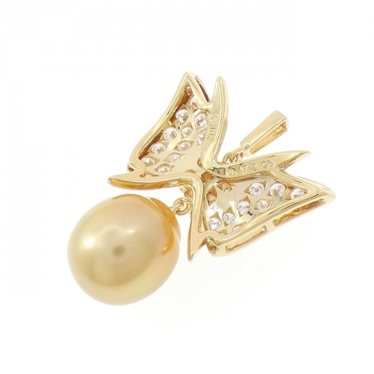 ミキモト 白蝶パール ペンダント 11.1mm