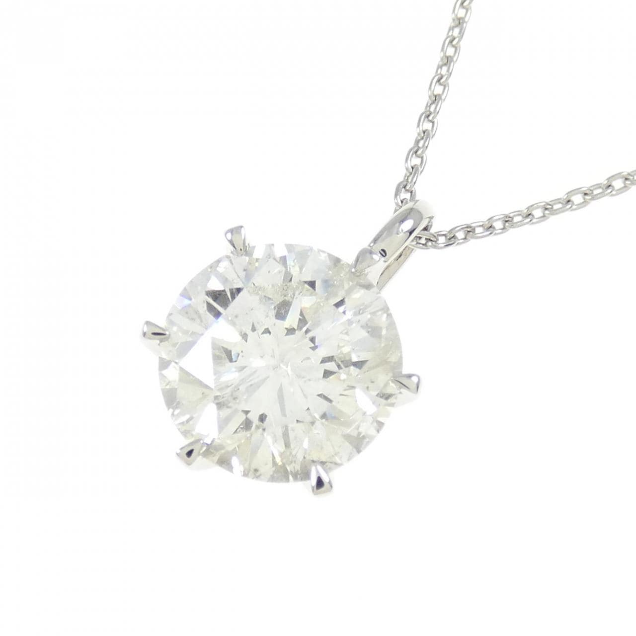 [Remake] PT Diamond Necklace 4.125CT H I1 VG