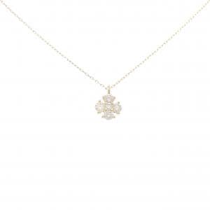 【新品】K10YG ダイヤモンド ネックレス 0.20CT