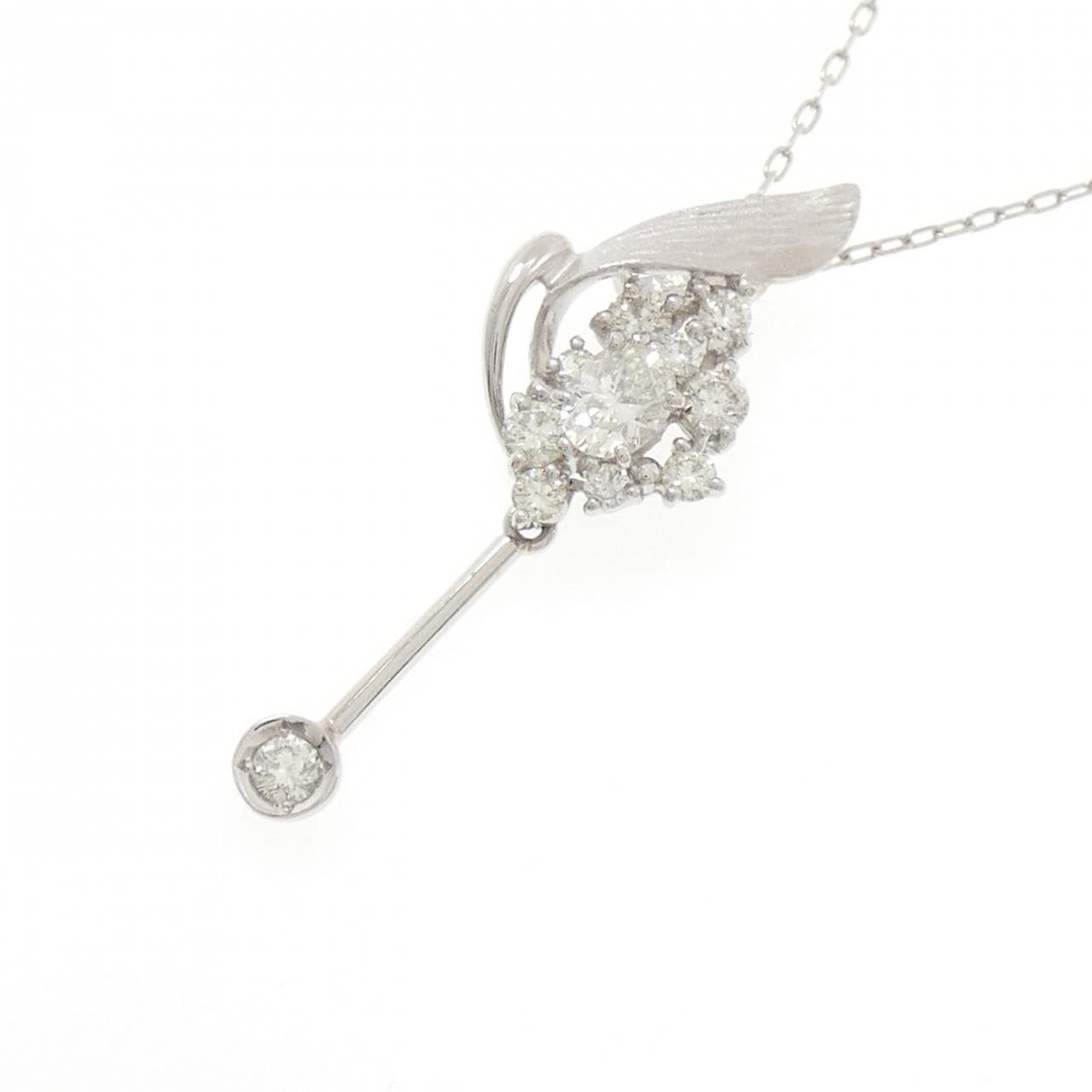 PT900/PT850 ダイヤモンド ネックレス 0.302CT