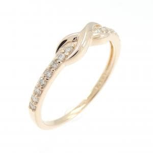 K10PG ダイヤモンド リング 0.10CT