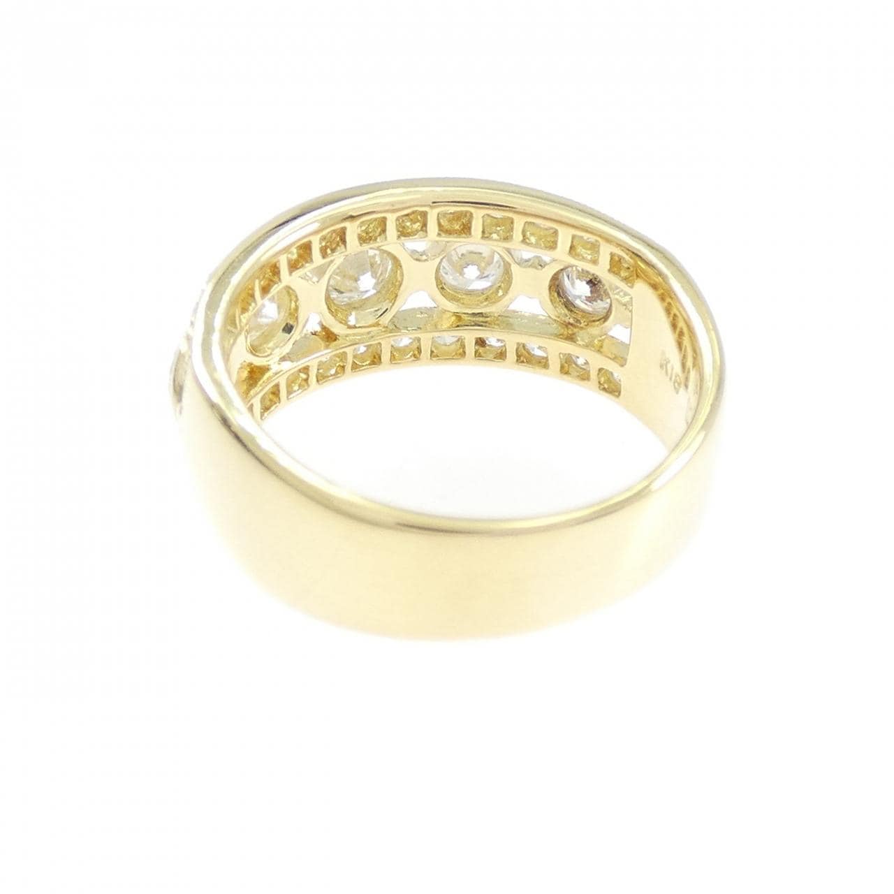 K18YG ダイヤモンド リング 0.77CT