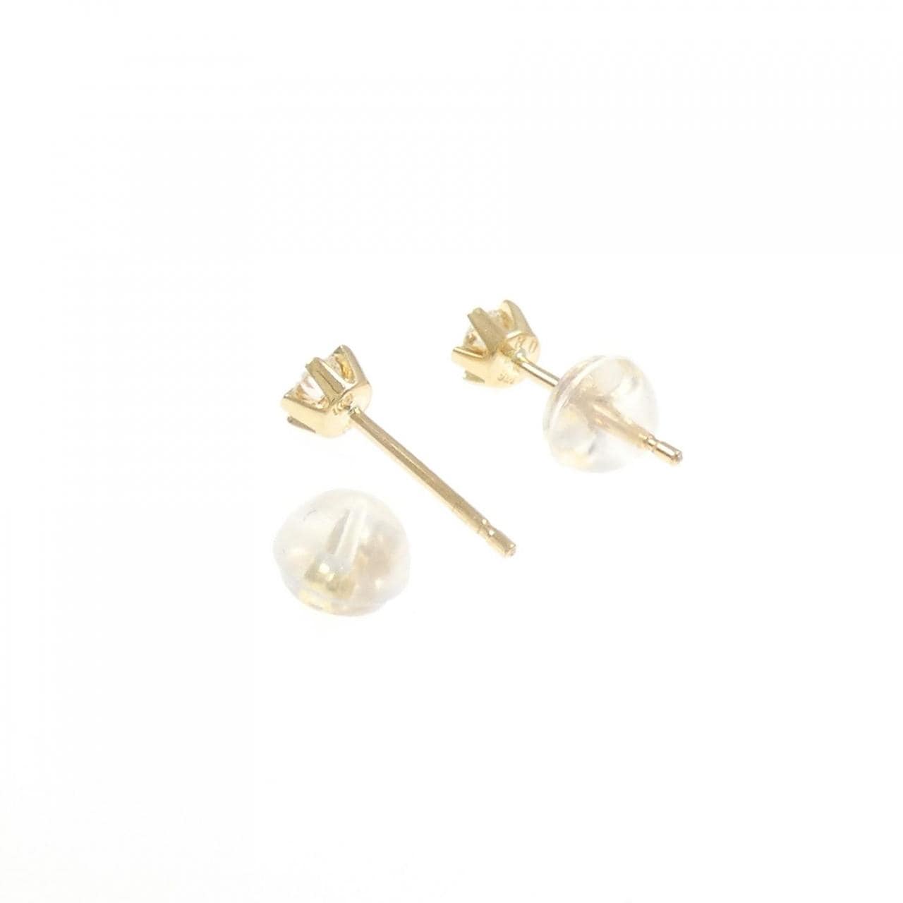 K18YG ダイヤモンド ピアス 0.16CT