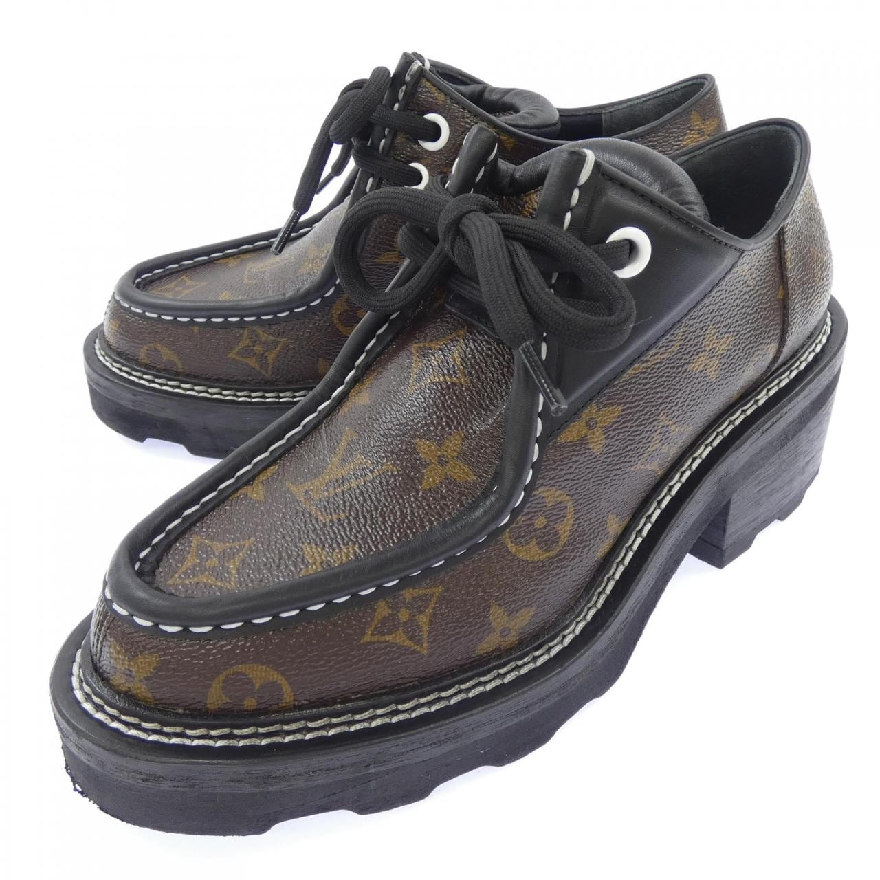 ルイヴィトン LOUIS VUITTON LVボブールライン ダービー シューズ