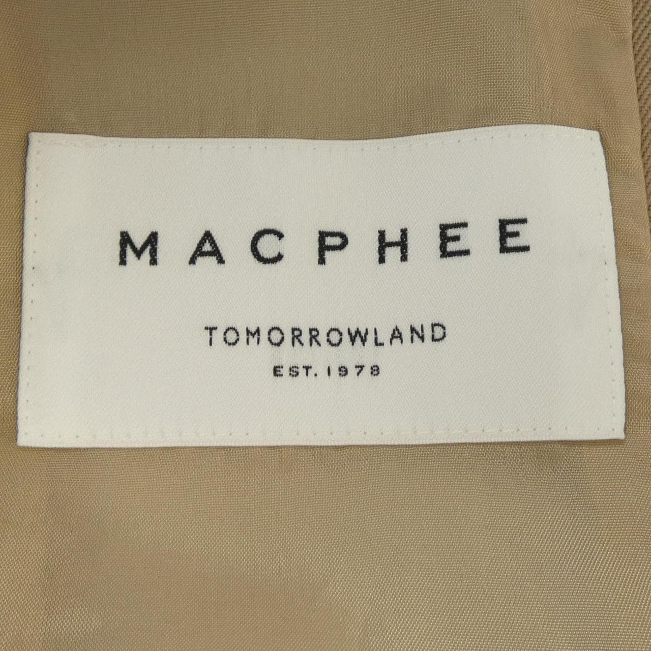 マカフィー MACPHEE ジャケット