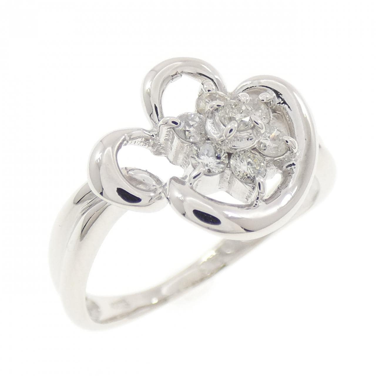K18WG ダイヤモンド リング 0.23CT