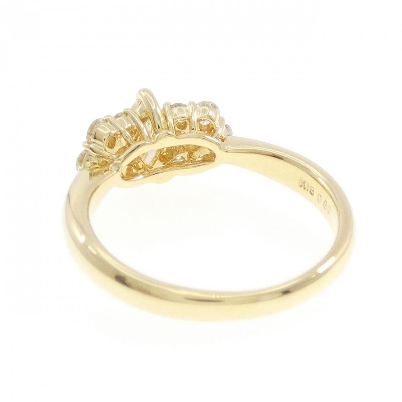 K18YG ダイヤモンド リング 0.80CT