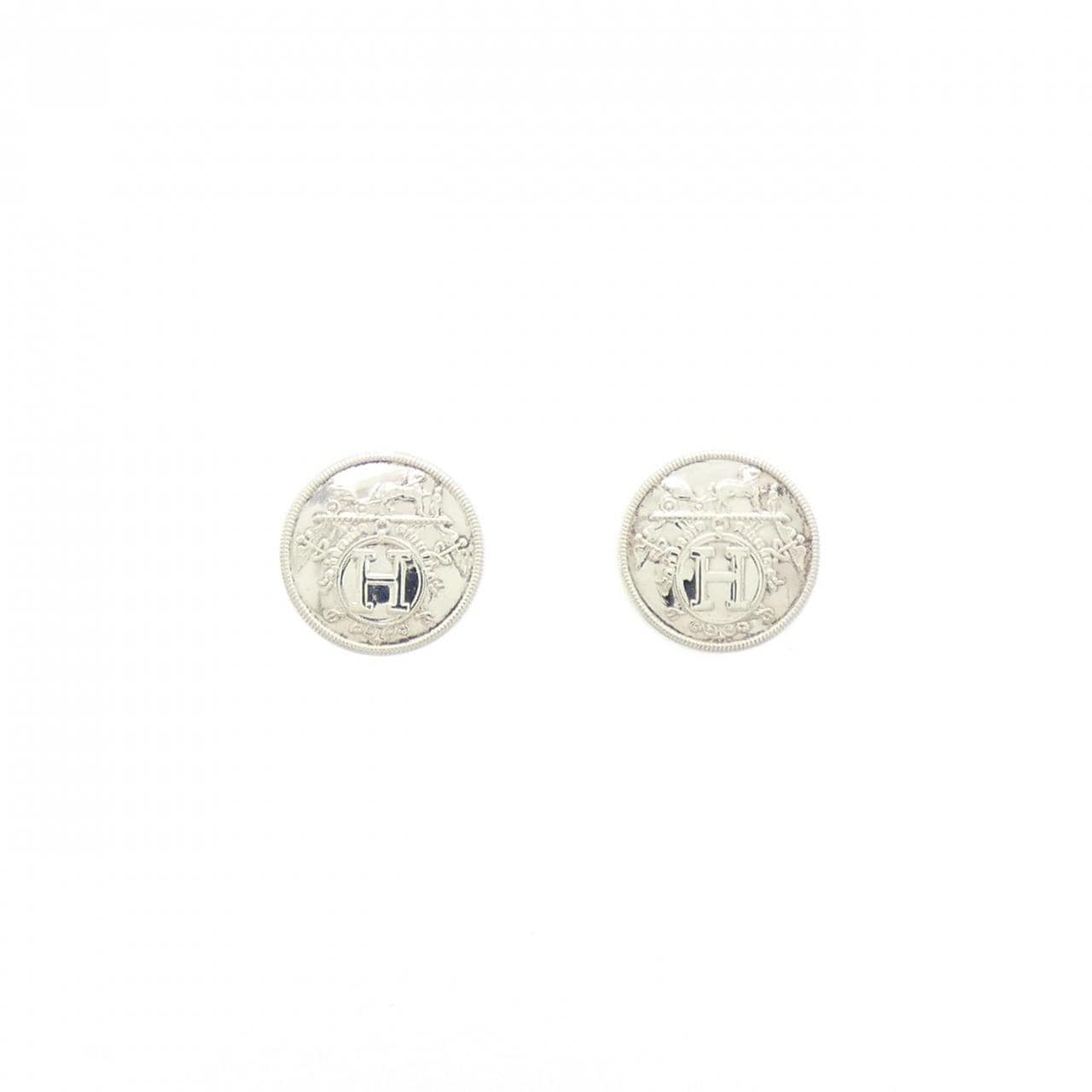 HERMES Exlibris TPM earrings